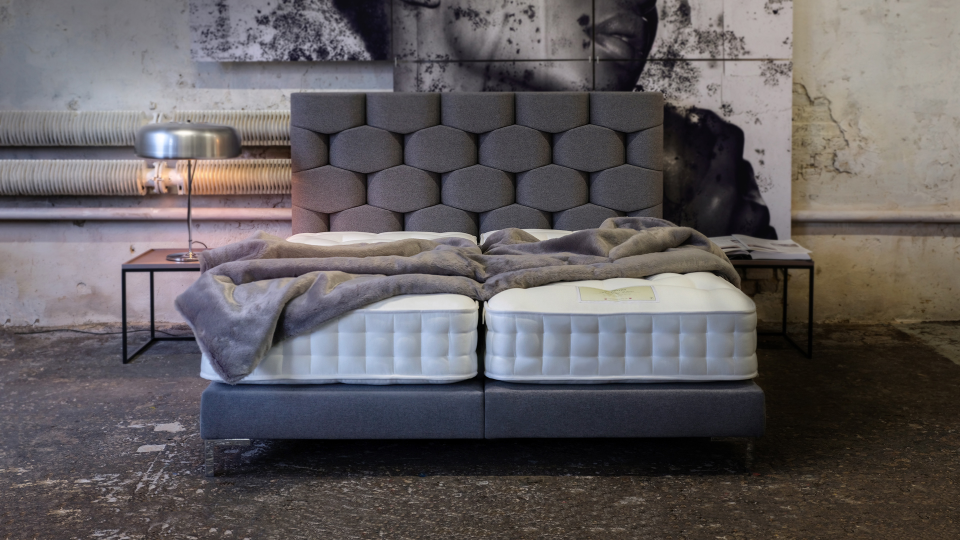 designer bed premium matress